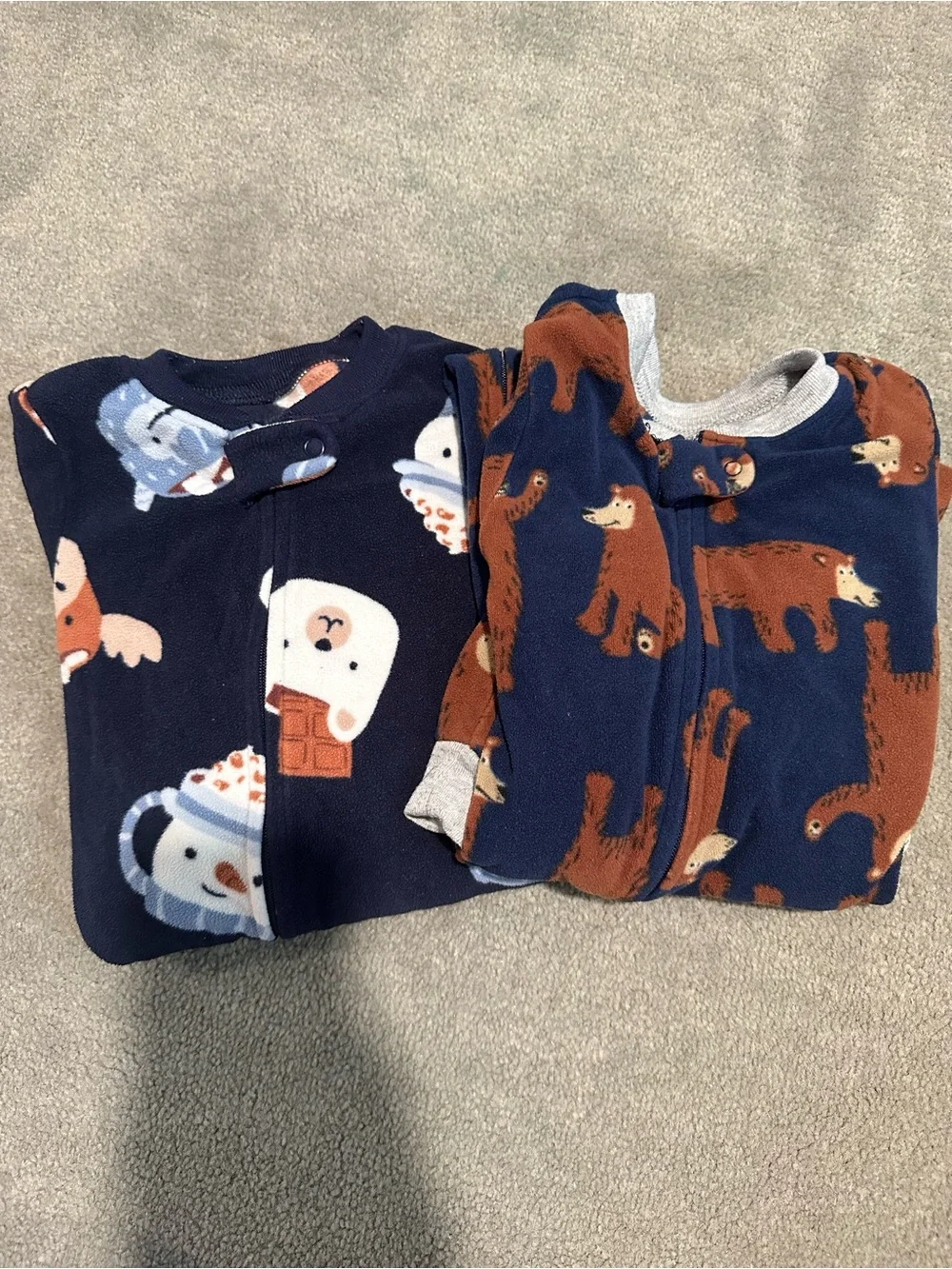 2 18M warm pajamas
